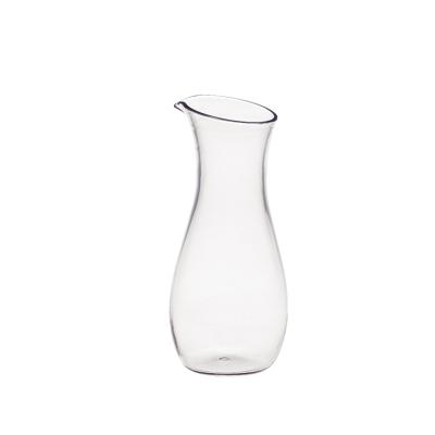 China Clear plastic decanter /modern factory red wine decanter wine jar for sale