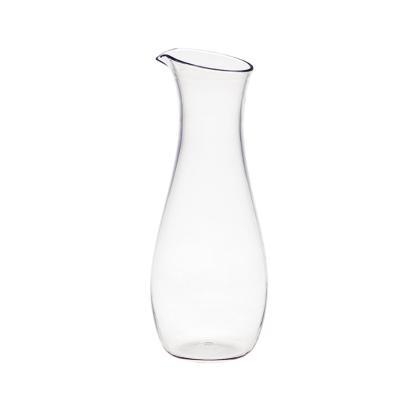 China 1.47L Modern Wine Jar Decanter Clear Unbreakable Plastic Whiskey Wine Decanter for sale