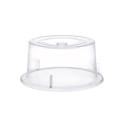 China Viable Reusable Mini Restaurant Bowl Food Cake Covers Unbreakable Clear Plastic Food Dish Cover Kitchen for sale