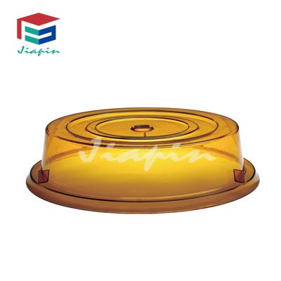 China Sustainable Reusable Plastic Round Dish Cover Food Cover With Good Quality for sale