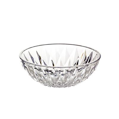 China Sustainable Crystal Clear Plastic Salad Bowl Ice Cream Bowl Dessert Bowl With Low Price for sale