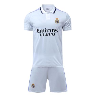 China 2023 new 22/23 season Thai men's jersey real man version football sets soccer jersey Spain football club wear short sleeve for sale