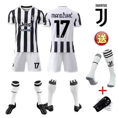 China No. 7 Cristiano Ronaldo Cup 20-21 Juventus Home Jersey Football Suit Suit Male No. 2023 New Model Soccer Jersey Sets. Set of 10 Dybala for sale