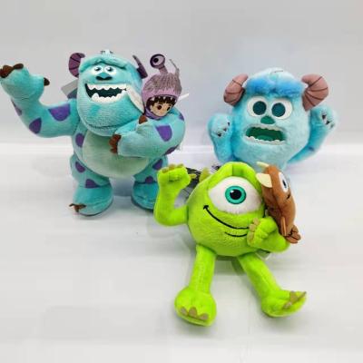 China PVC Disney Monsters University Plush Toy James Sullivan Mike Wazowski Cartoon Electric Power Around The Eyes Big Key Ring Pendant for sale