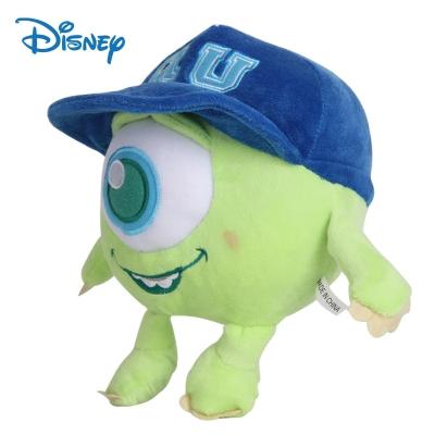 China PVC 20cm Disney Pixar Monsters University Mike Wazowski Stuffed Toys Mr.Q Plush Kawaii Anime Birthday Gift For Kids 2-4 Years for sale