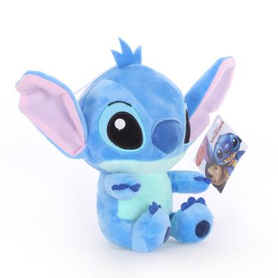 China Cute Gift 20cm Disney Lilo Stitch Couple Plush Doll Decoration Plush Doll Dangling Movie Cartoon Soothe Doll Movie Children's Gift Toy for sale