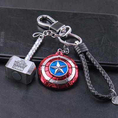 China Mini Cute Hanging Jewelry Captain America Spiderman Soft Toy Disney Marvel Avengers Student School Bags Hanging Bag Key Chain Toys for sale