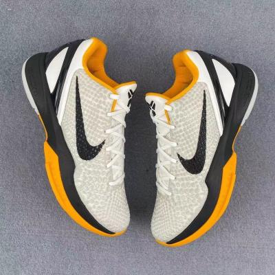 China New Sports Shoes Nike Kobe Sneaker 6 Protro White Del Sol Basketball Shoes Culture Nike Shoes Fashion Nike Shoes 2021 for sale