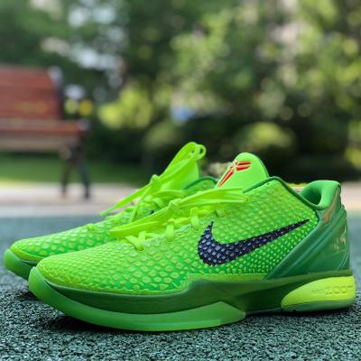 China New Brand Sneaker Sports Shoes Hot Buzz Nike Kobe 6 Protro Grinch CW2190-300 Turbo Carbon Flat Basketball Shoes Mens Sports Sneakers Nike Shoes for sale