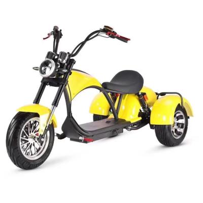 China Steel 10 inch 60V 20Ah 2000W electric scooter harleying motorcycle with 2 wheels electric tricycle scooter for sale