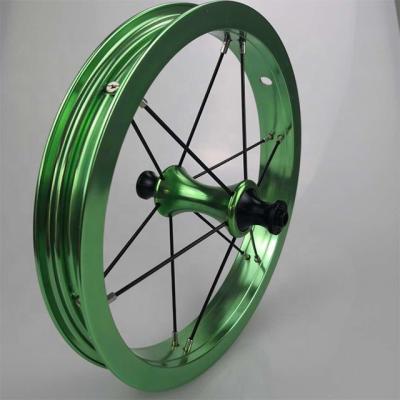 China Factory sale kids bicycle wheels alloy single wall wheels children's bikes alloy wheel 12 inch for sale