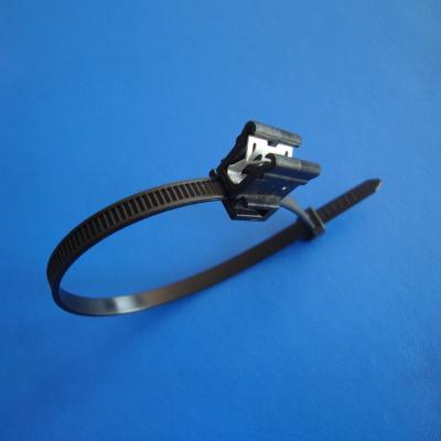 China Electrical Applications Wire Edge Clip Ties For Automotive And Panel Building Industries for sale