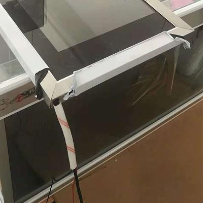 China LCD Screen Showcase Aluminum Refrigerator Glass Door With Transparent LCD Display for sale