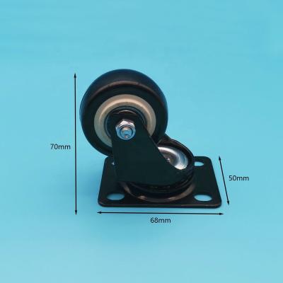 China Freezer Factory Direct Sale Black PVC Wheel For Freezer for sale