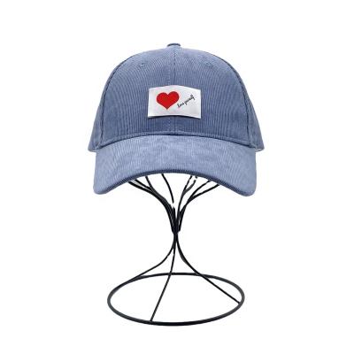 China COMMON 1 Piece Drop Shipping Plain Corduroy Women's 6 Volumes Baseball Caps And Panel Hats for sale