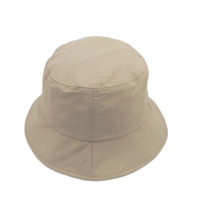 China Sunshading Shenzhen Factory Wholesale Cheap Nylon Fabric Waterproof Panama Hat Fashion White Bucket Hats for sale