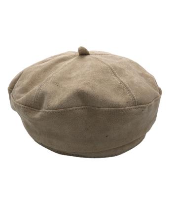 China Sunshading Women Newsboy Hat Plain Glengarry Suede Beret for sale