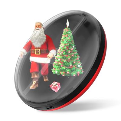 China New Arrival Top Christmas Tree Decoration 15cm Hologram Ball Fan As Christmas Gift 15 for sale