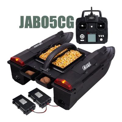 China Black JABO5CG Two 6.4V Battery 6.4V Battery 6.4V Fishing Magnifier Four Lure Sonar Fish Hoppers Plastic Finder 4 Hoppers Dual Hull Bait Boat Gps Autopilot for sale