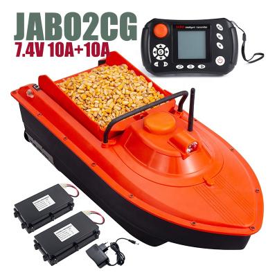 China Orange JABO2CG 7.4V10A*2 Two EU Warehouse Orange JABO2CG 7.4V10A*2 Two Battery Backpack Fish Finder Sonar Gps Fishing Magnifier German Carp Fishing rc bait boat for sale