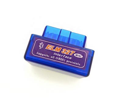 China Support all ELM327 V2.1 protocol obd2/mini obd 2 super blue tooth diagnostic scanner ELM 327 V 2.1 blue for sale