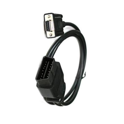 China / OBD OBD2 Car OBD Tool 16 Pin Male Extension Cable New DB9 RS232 to Serial OBDII Connector 16 Pin to DB9 Female for sale