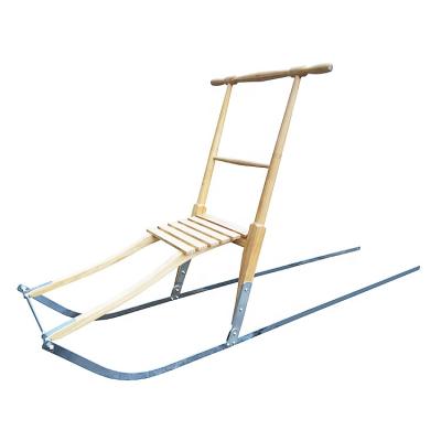 China Wooden Snow Chair Kickspark Push Sled for Kids and Adult SB-Sled-018 for sale