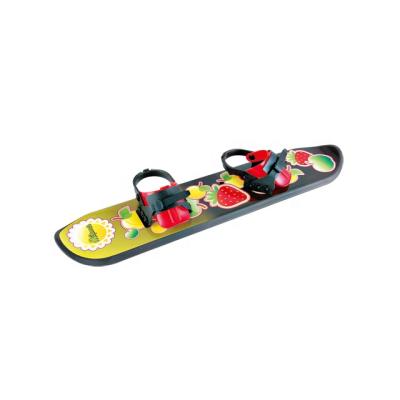 China Entry Level Kids Entry Level Baby Plastic Snow Board with Ties for Snow Toys for sale