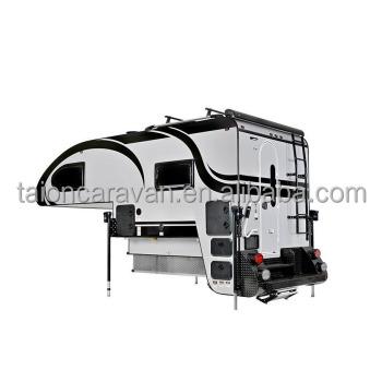 China Travel Trailer Fiberglass 4x4 Slide In Truck Bed Camper for sale