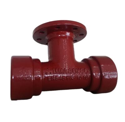 China Tyton Water System Double Socket Stitches With Flanged Branch for sale