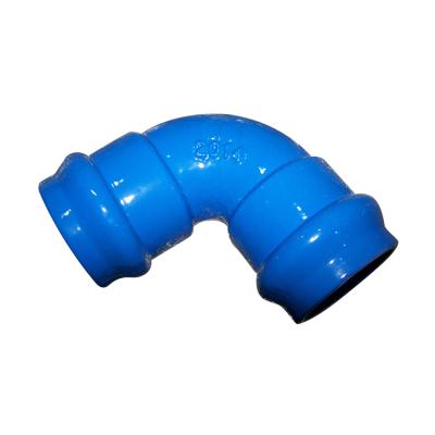 China Drainage And Water Treatment PVC EN12842 Double Sockets 90 Degree Bend for sale