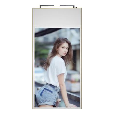 China High Brightness 4k Indoor Thin Ceiling Pendant Digital Signage Lcd Display Advertising Media Player For Store Window Showcase for sale