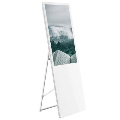 China Commercial Portable LCD Display Poster Dual System Indoor Built-in Touch Screen Free Multi Posters for sale