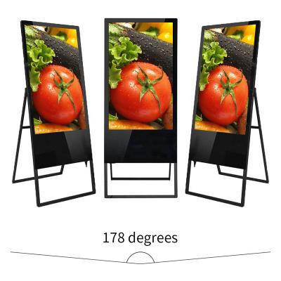 China High Quality SDK 55 Inch Advertising Poster Digital Radio Indoor LCD Show New Design Digital Advert TV Player for sale