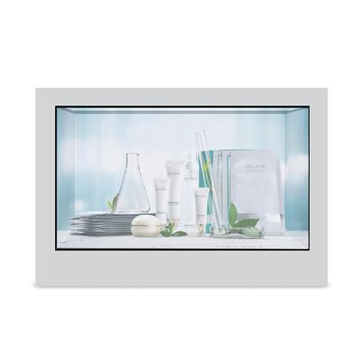 China 32 inch indoor transparent lcd display advertising display lcd for showcase advertising box for sale