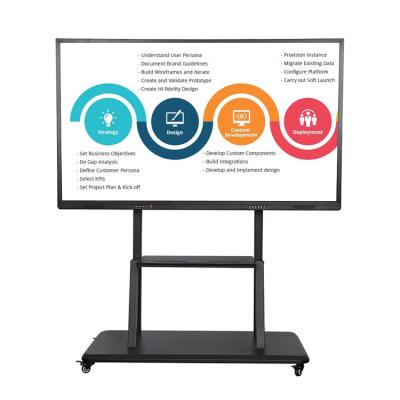 China Meeting Or School 55 Inch LCD Education Teacher Smart Digital Whiteboard Display Interactive Board 55inches for sale