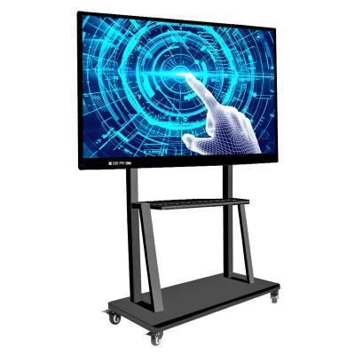 China OEM 75 inch Touch Screen Portable Infrared Electronic Smart Panel Interactive Whiteboard Flat Panel Display For School 75inches for sale