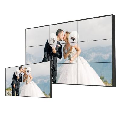 China Outdoor Advertising High Brightness 49 Inch 3.5mm Indoor Bezel Less LCD Splice Screen Wall Mount Video Wall for sale