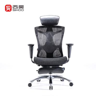 China (Size) New Product 2022 High Quality Adjustable SIHOO V1 Mesh Ergonomic Office Chair Stylish Executive Adjustable With Footrest for sale