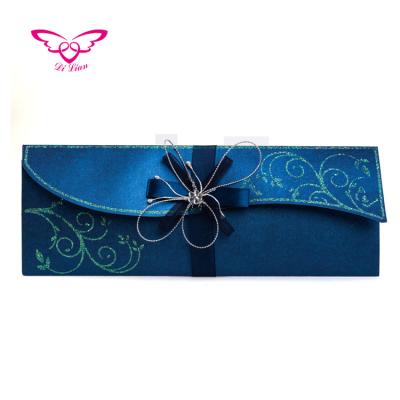 China China ribbon bow decorated handmade greeting card for sale