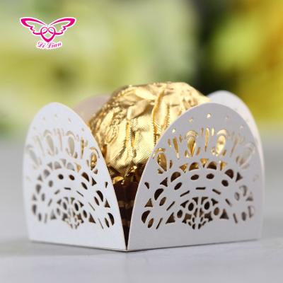 China Disposable Nice Laser Cut Cupcake Liners for sale