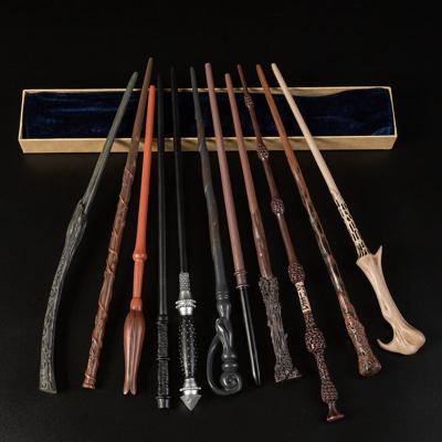 China Gift Halloween Party Dumbledore Magic Steel Hollowed Hermione Harry Potter Wands for sale