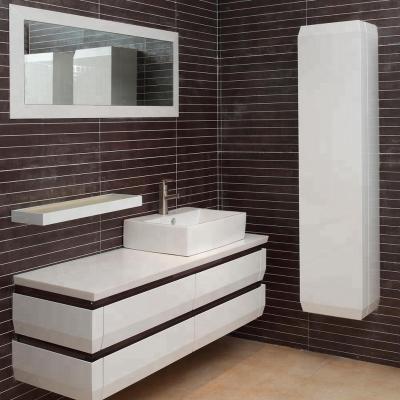 China Modern High End Modern Double Sink Bathroom Vanity for sale