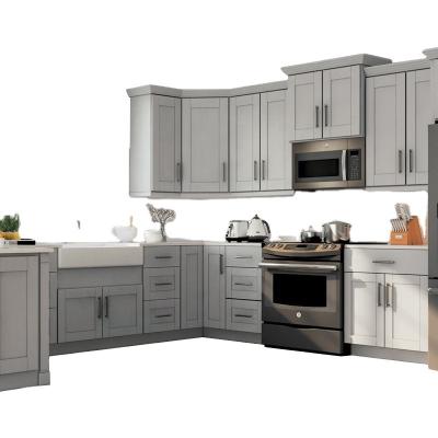 China Welbom Modern Shaker Style Kitchen Cabinets Solid Wood Made in China for sale