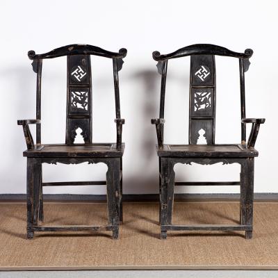 China Antique Classic Furniture Solid Wood Chinese Wood Carved Dining Chair for sale