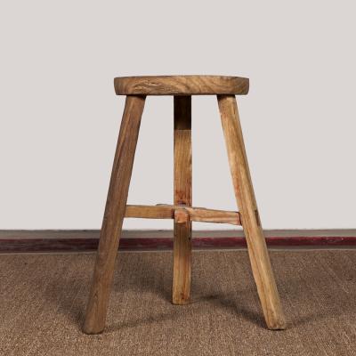 China stool home & Cheap Wholesale Antique Chinese Round Ottoman Old Reclaimed Wooden Stool for sale