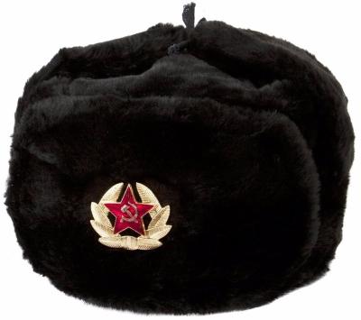 China COMMON Russian Soviet Army Fur Cossack Military Ushanka Hat for sale