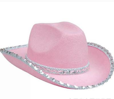 China Character pink cowgirl hat for girls for sale