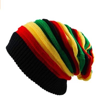 China Character Rasta Beanie Hat Skull Ski Cap Stealth Hat for sale