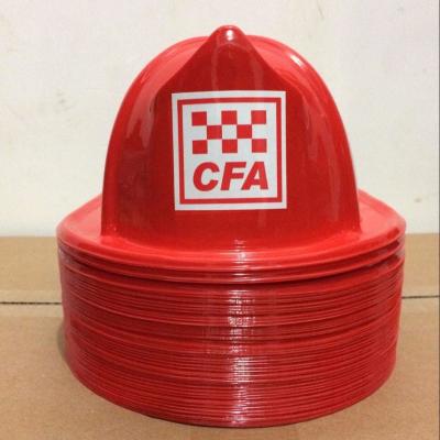 China Plastic FIRE HAT CHILDREN CFA Party Verified Fire Chief for sale